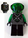 LEGO sp031 Insectoids - Green Verniers w/ Silver X Pattern