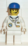 LEGO spp001 Space Port - Astronaut C1, White Legs, Blue Cap